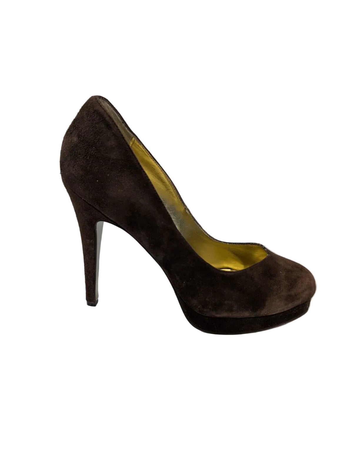 Martinez Valero Brown Suede Pumps