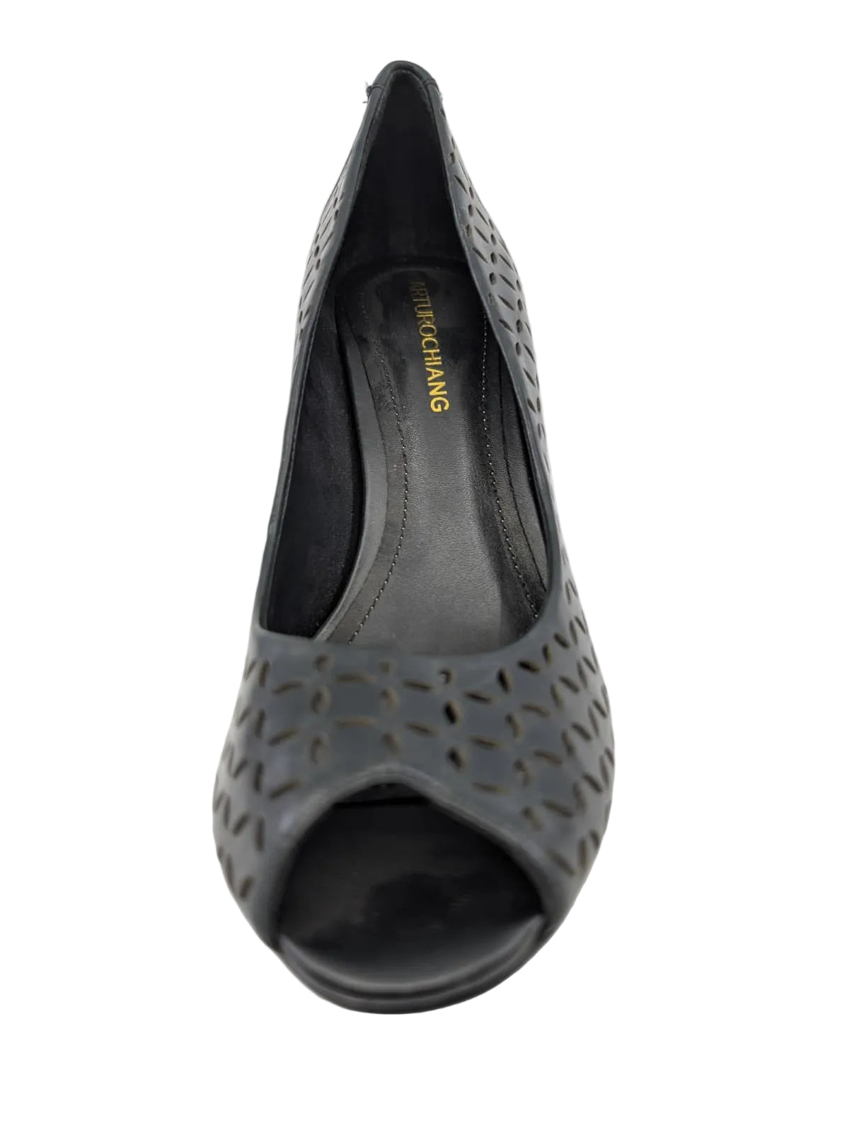 Alondra Arturo Chiang Black Leather Pumps