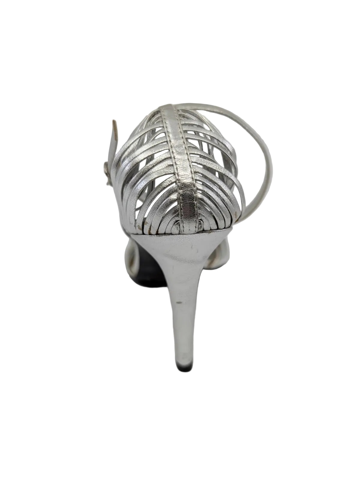 Ralph Lauren Silver Leather Sandals