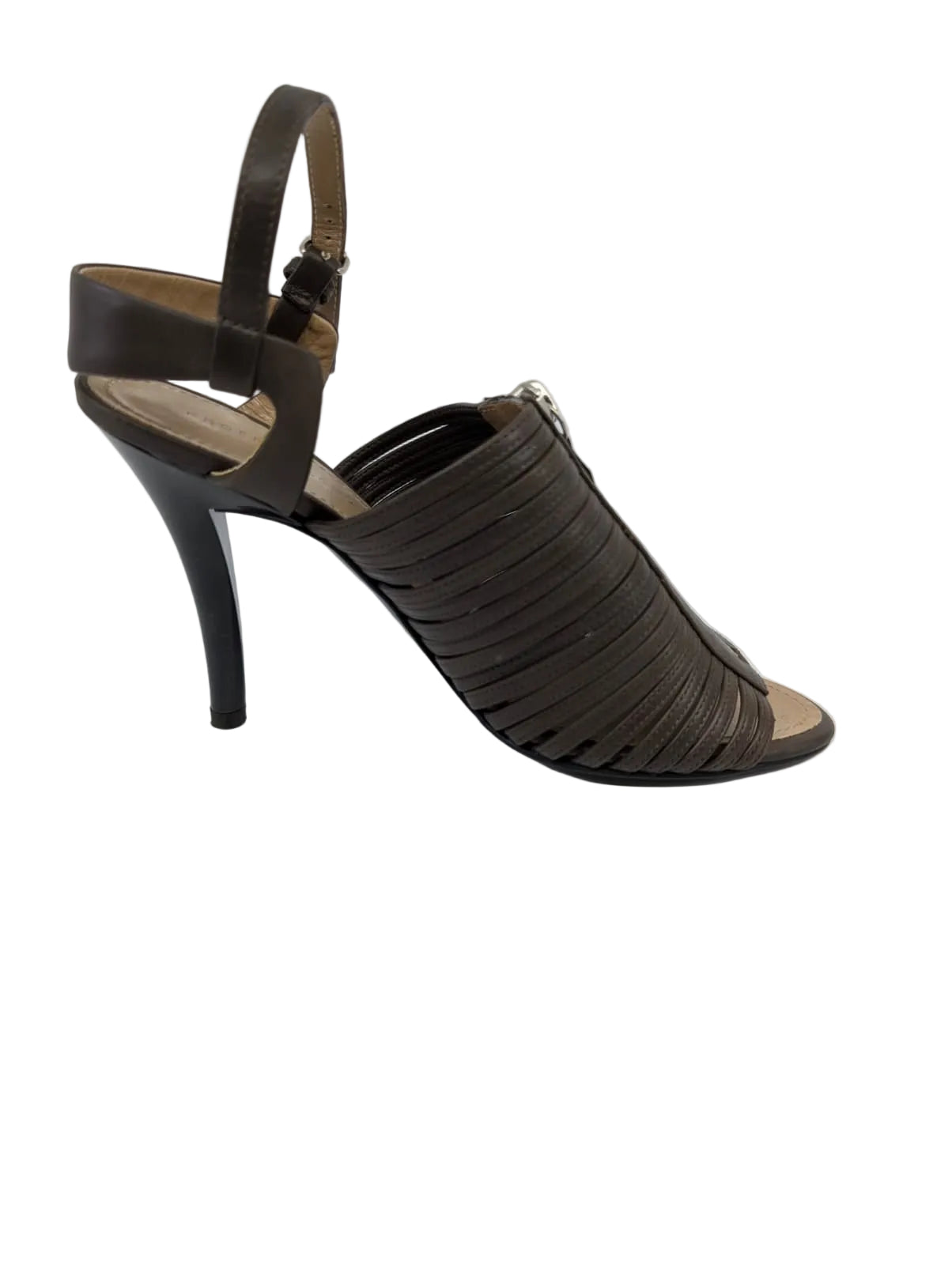 Proenza Schouler Bronze Leather Sandals