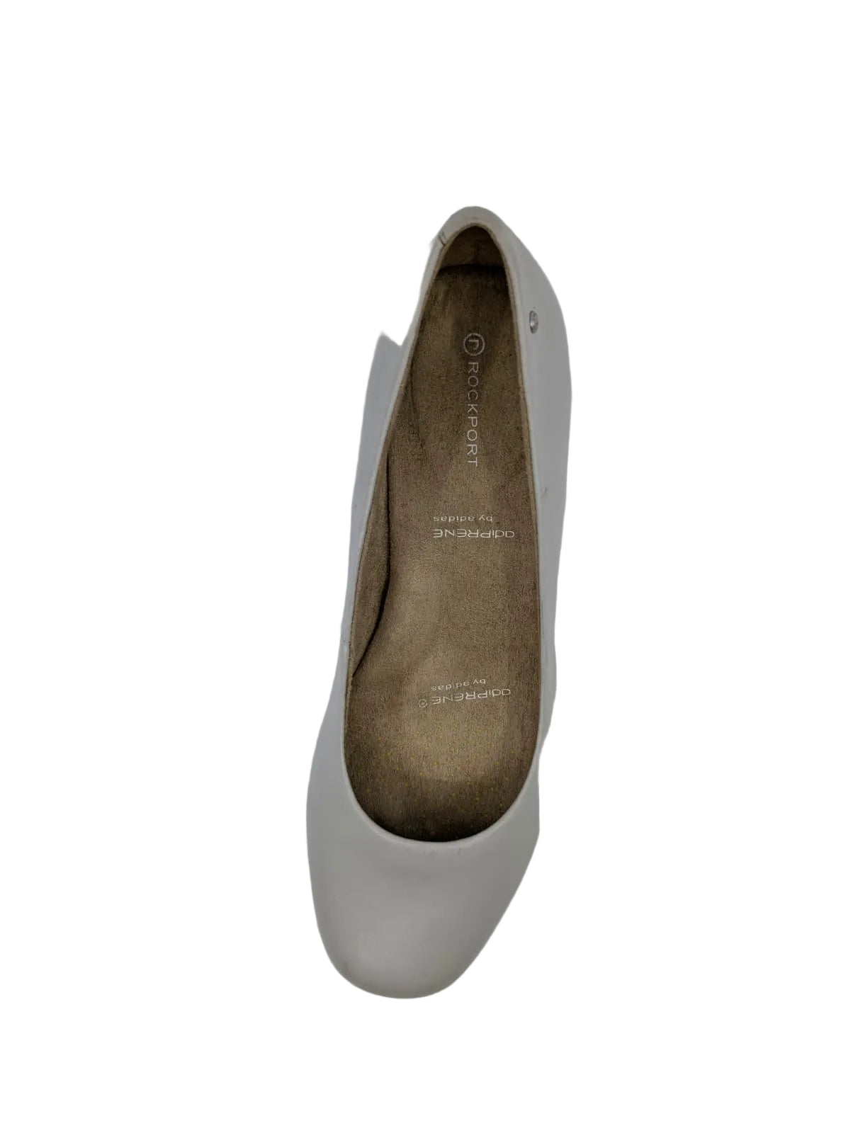 Rockport Gray Leather Low Heel Pumps