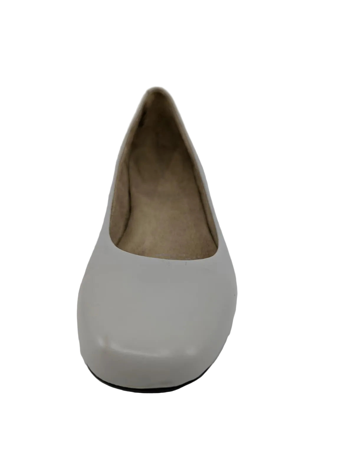 Rockport Gray Leather Low Heel Pumps