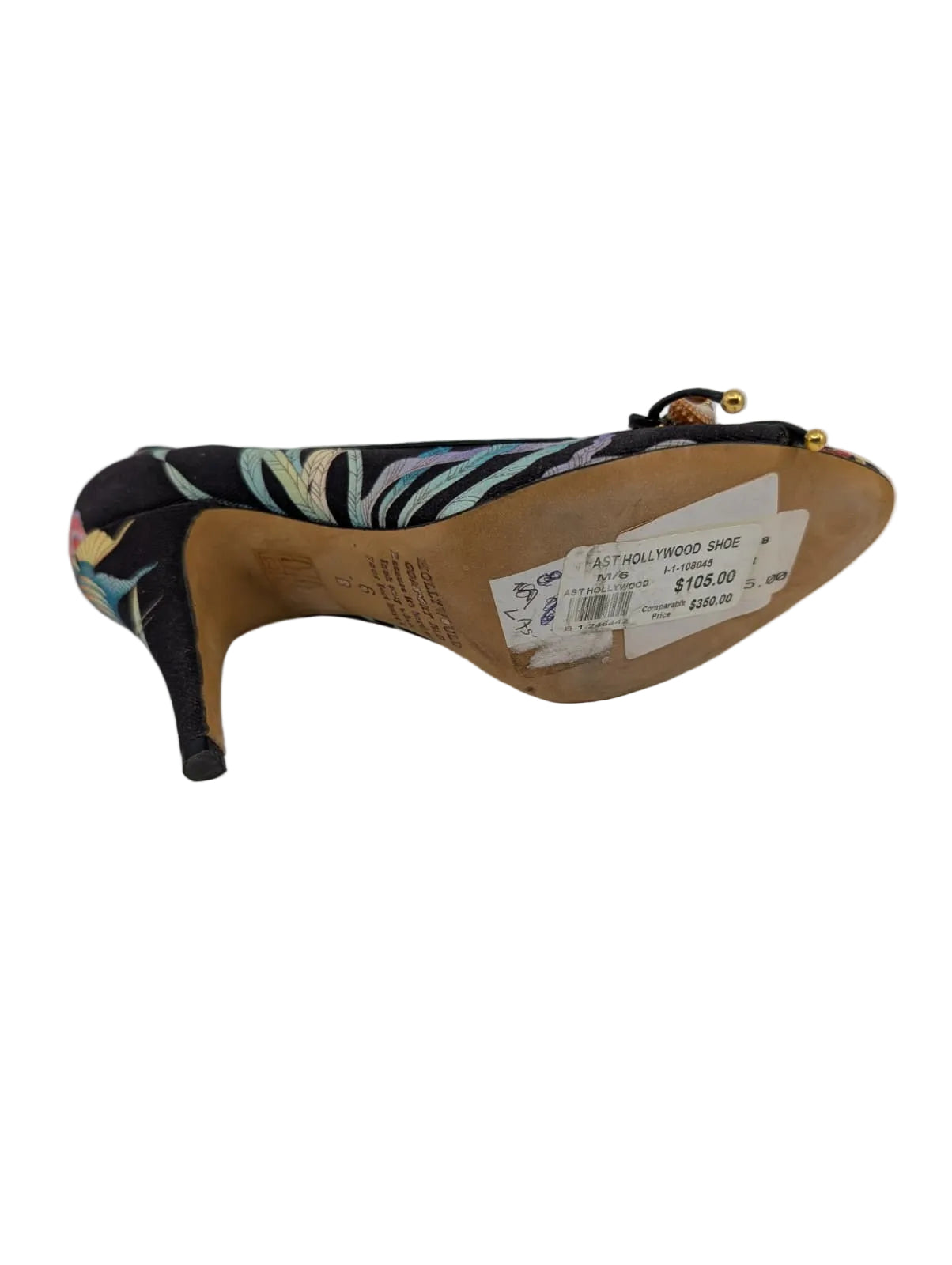 Hollywould Black Fabric Pumps