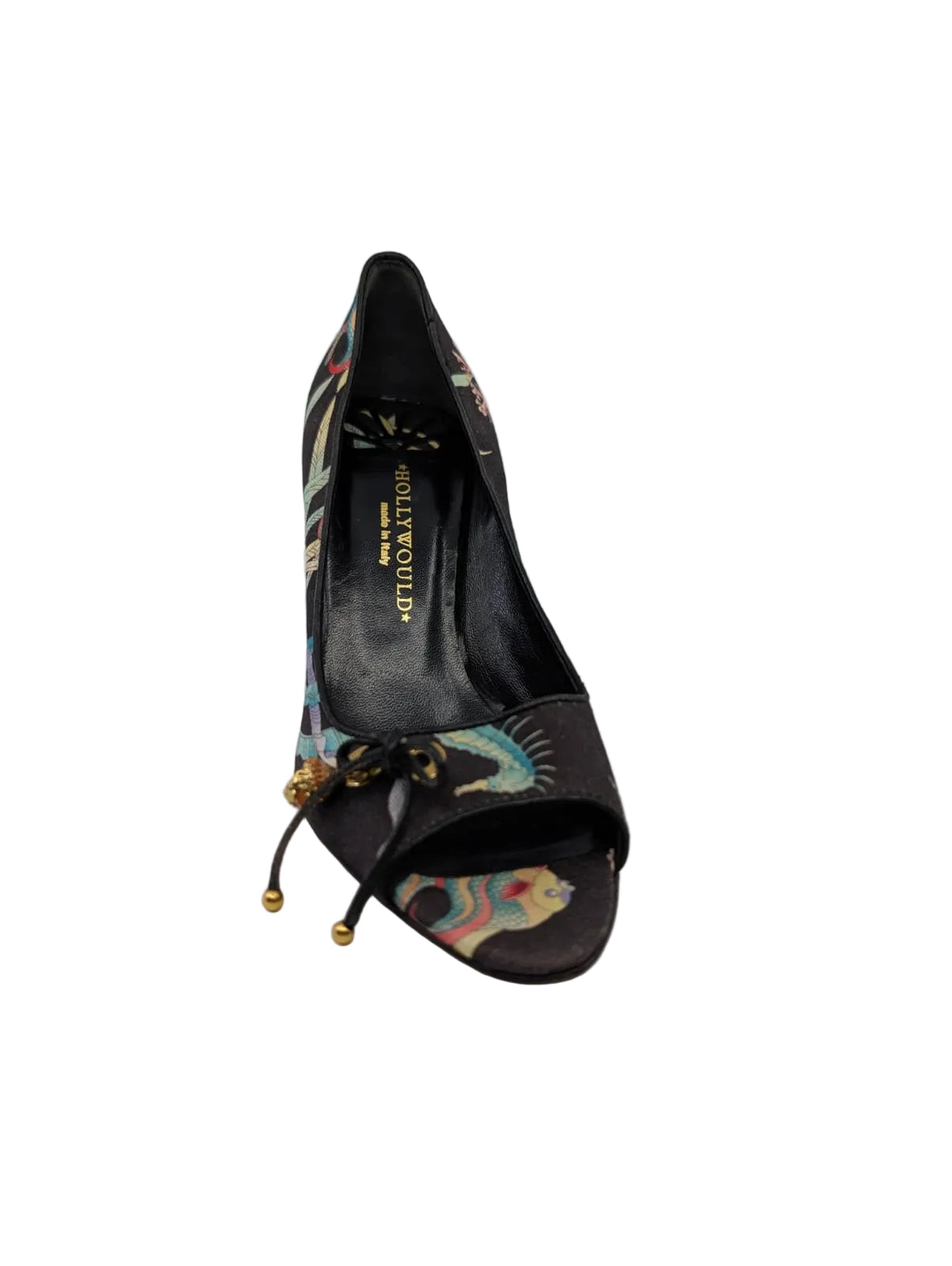 Hollywould Black Fabric Pumps