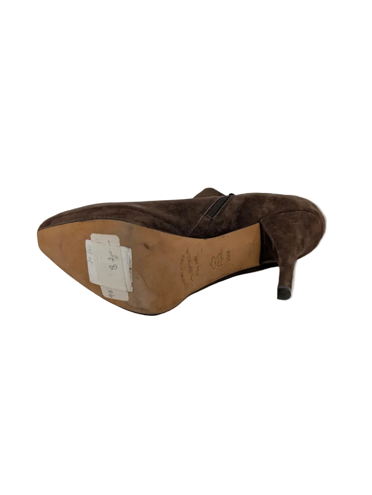 Brown Suede Via Spiga Ankle Boots