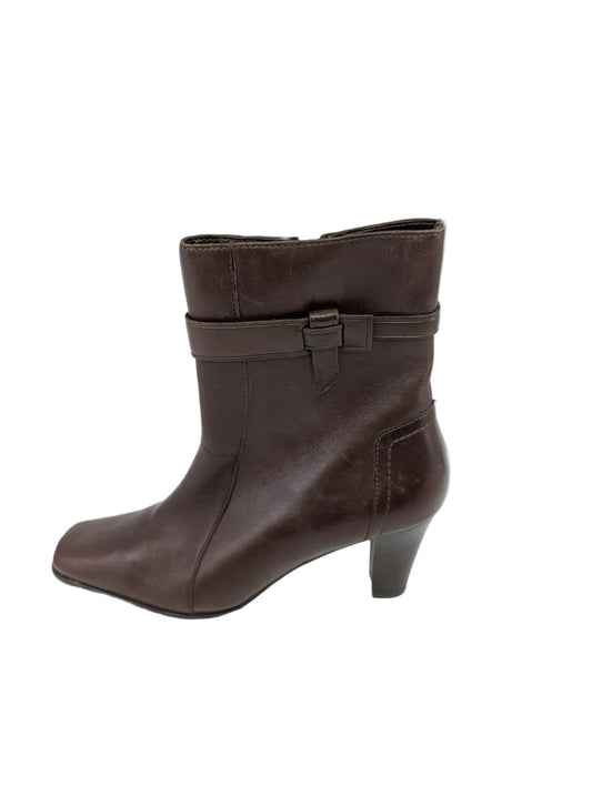 Wendahl Brown Leather Etienne Aigner Ankle Boots