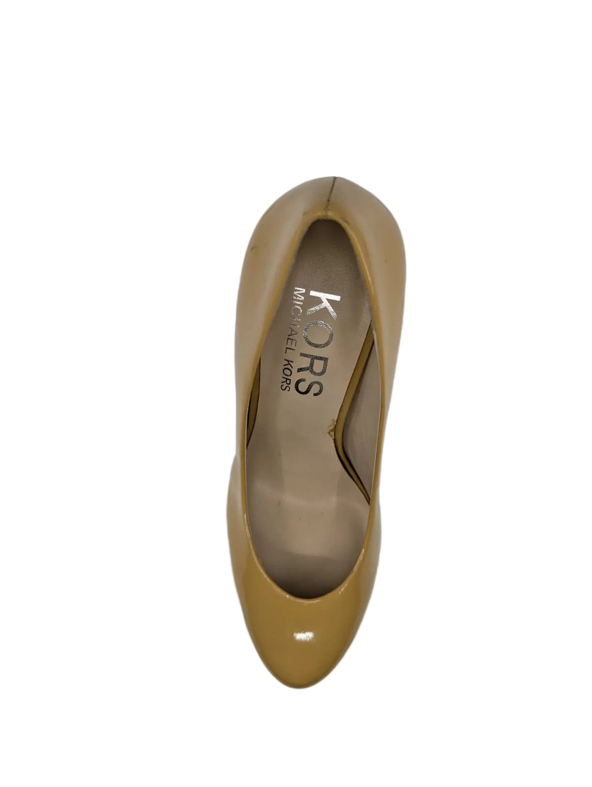 Michael Kors Beige Patent Leather Pumps