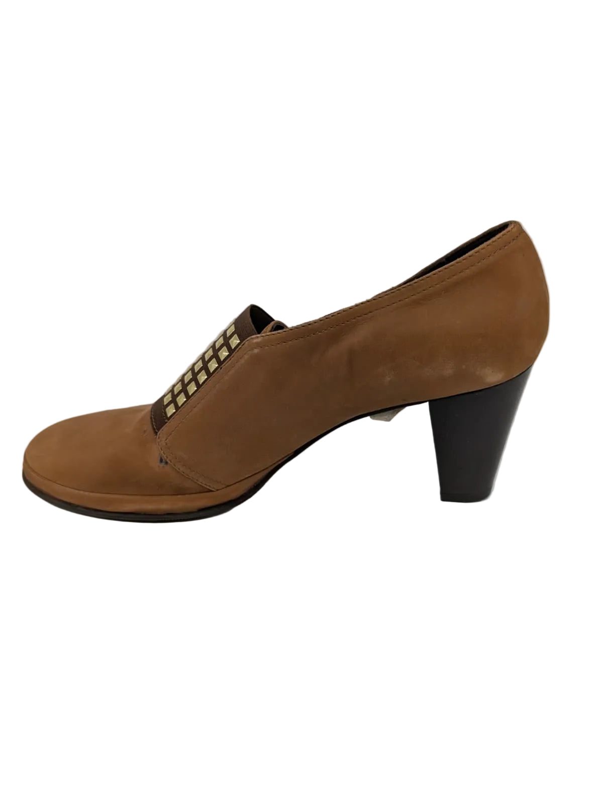 Gioia Rust Amalfi Brown Leather Pumps
