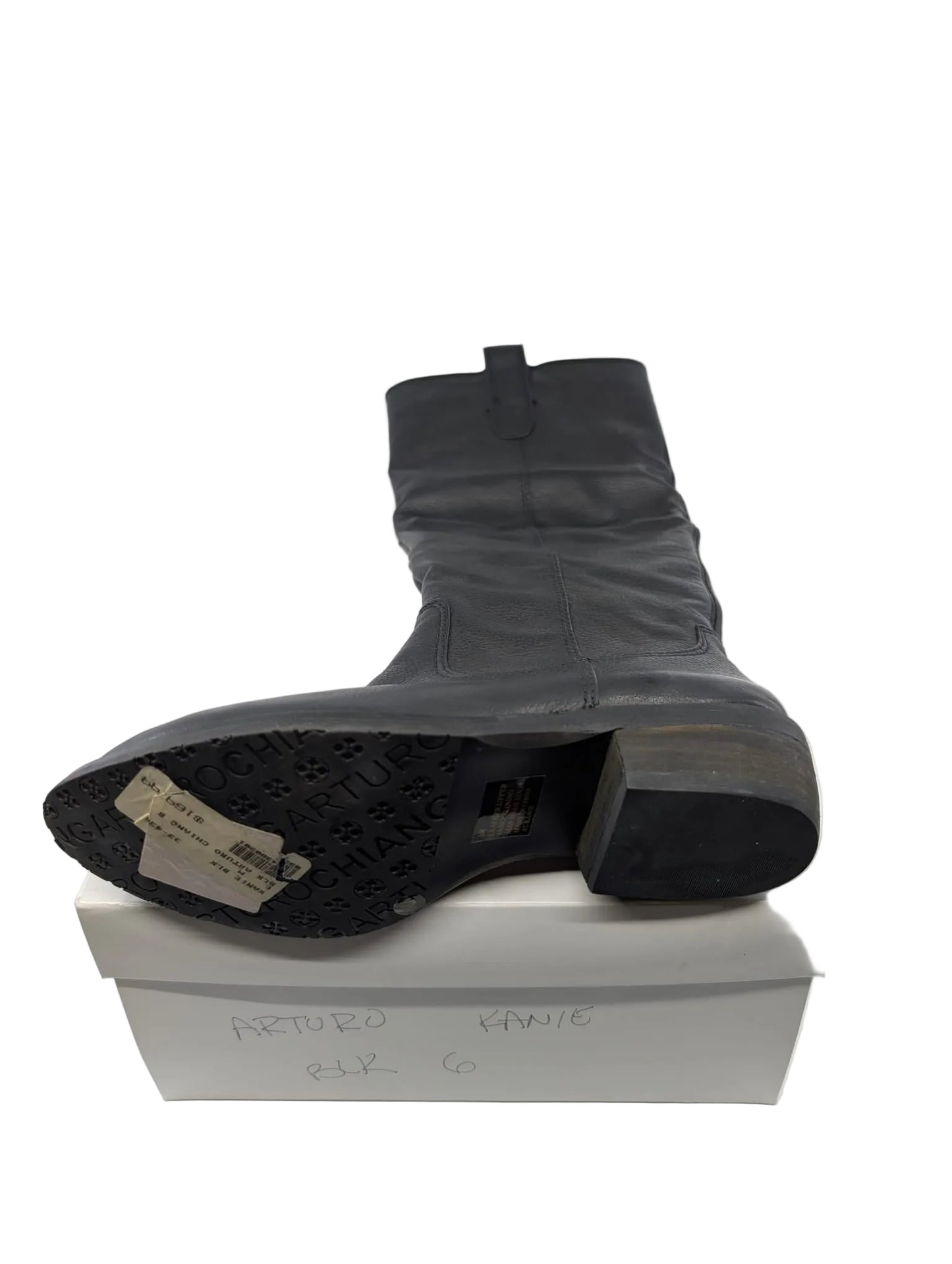 Kanie Black Leather Arturo Chiang Boots