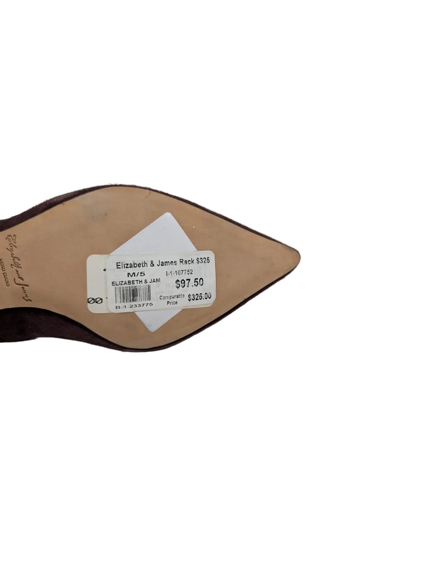 Elizabeth and James Clark Bordeaux Suede Pumps