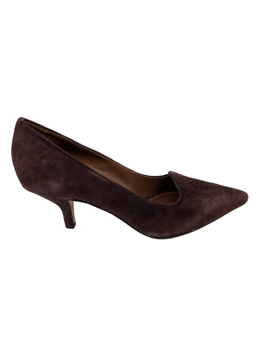 Elizabeth and James Clark Bordeaux Suede Pumps