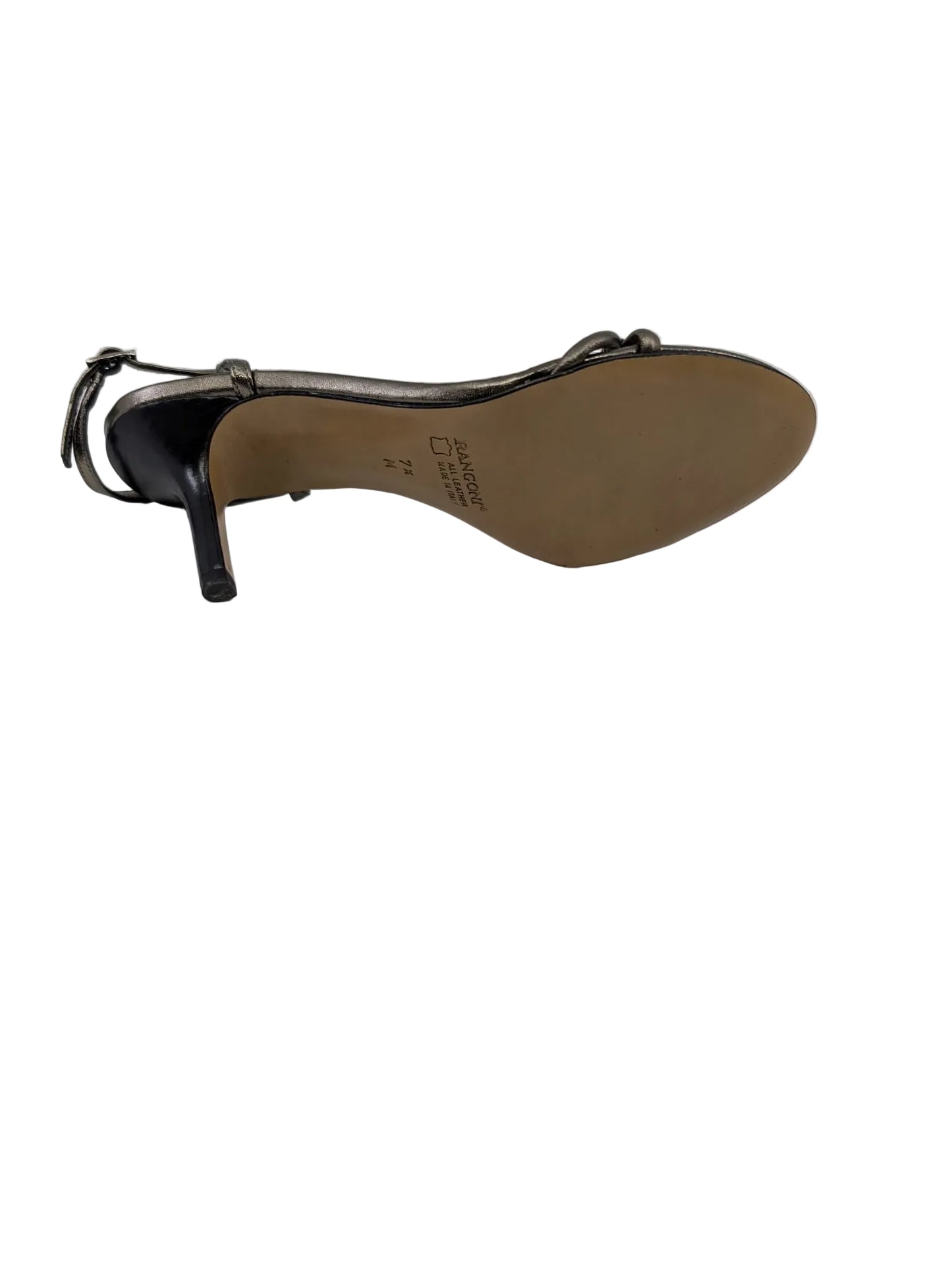 Rangoni Silver Strappy Leather Sandals