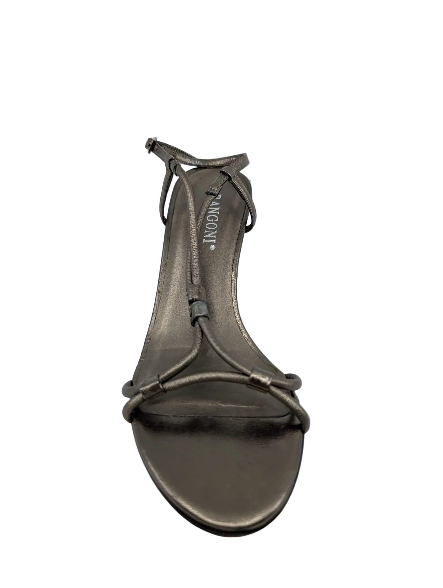 Rangoni Silver Strappy Leather Sandals