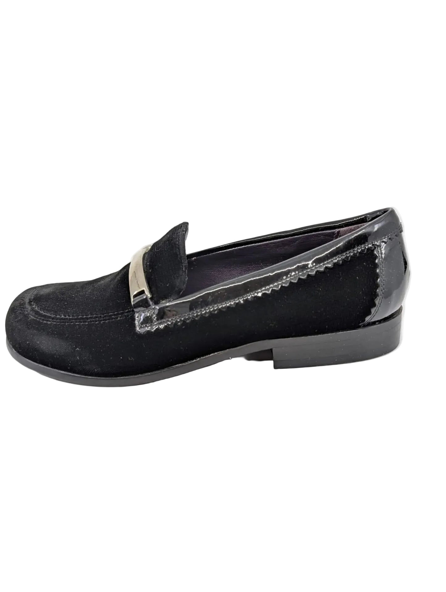Donald Pliner Black Velvet Loafers