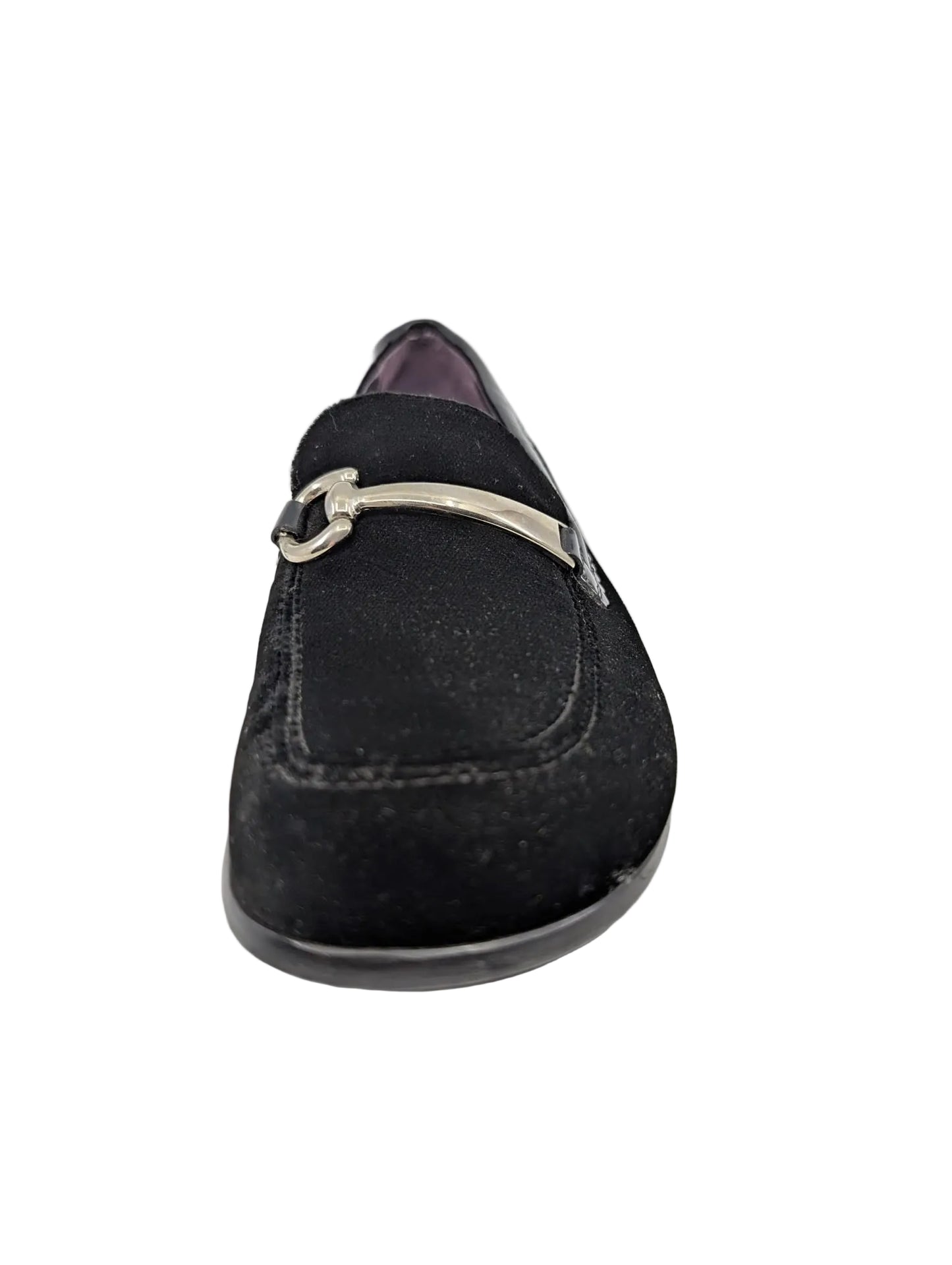 Donald Pliner Black Velvet Loafers