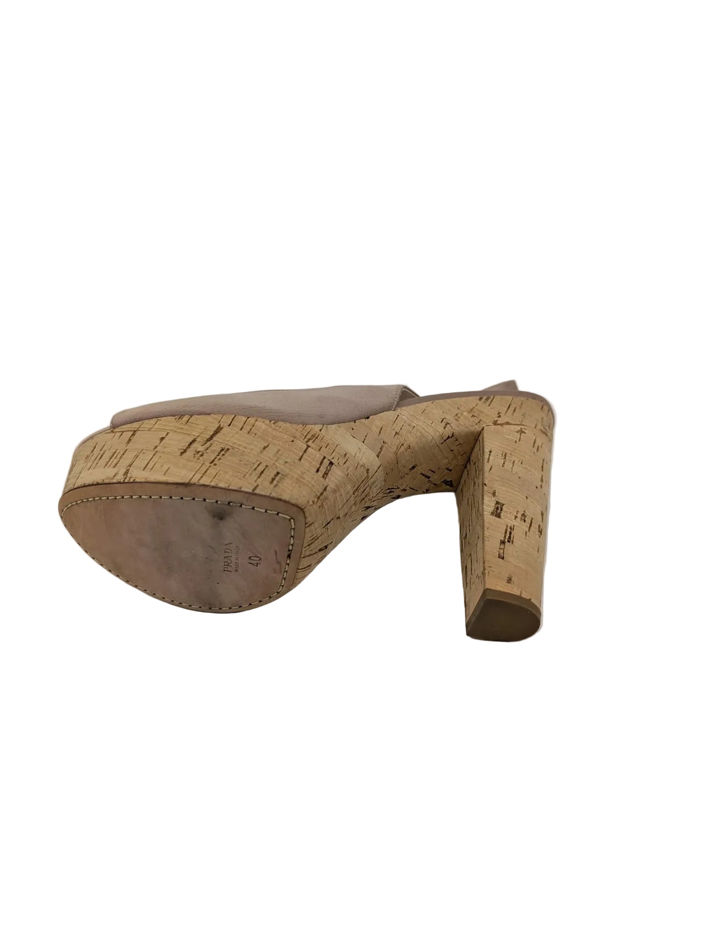 Prada Pink Satin Slingback Pumps