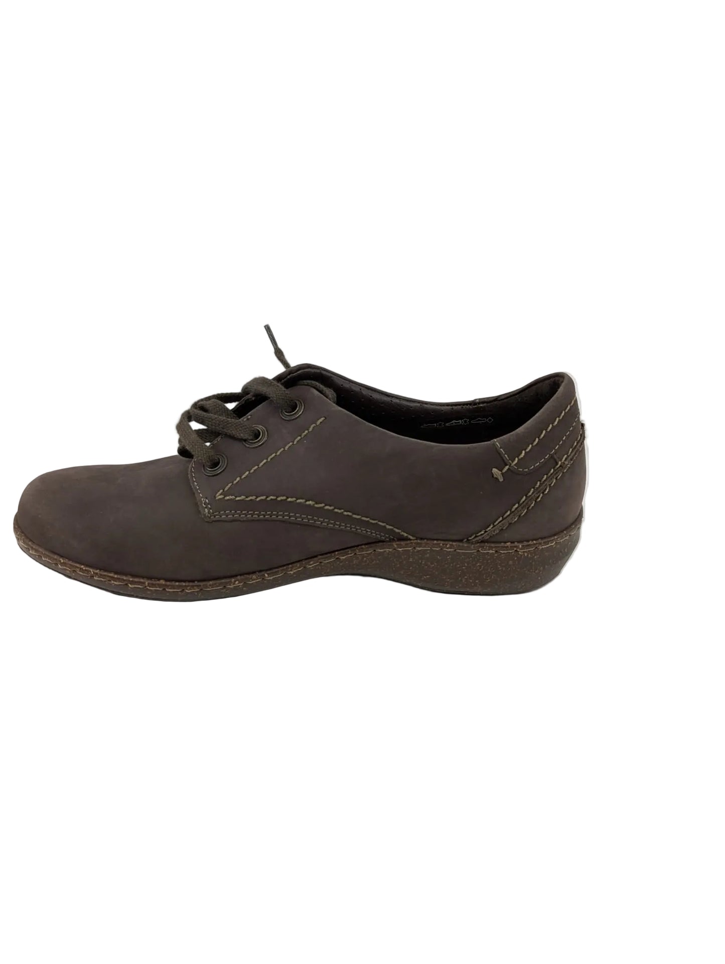 Marina Mobils Ergonomic Brown Nubuck Flats