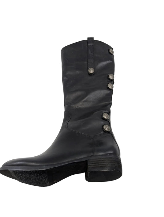 Enchant Black Leather Arturo Chiang Boots