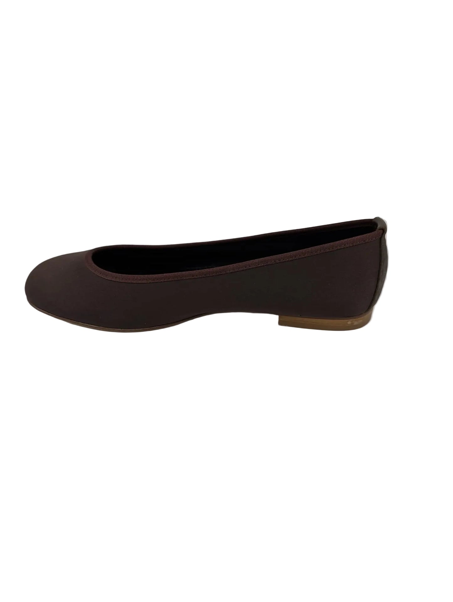 Patricia Green Brown Satin Ballet Flats