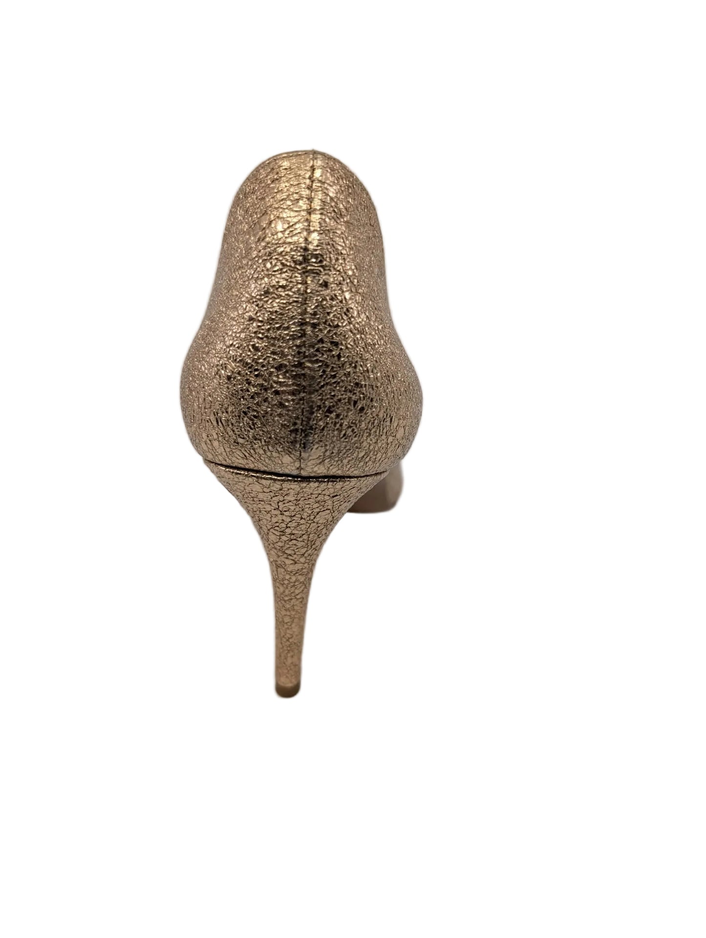 Jay Kplan Bronze Leather D'Orsay Pumps