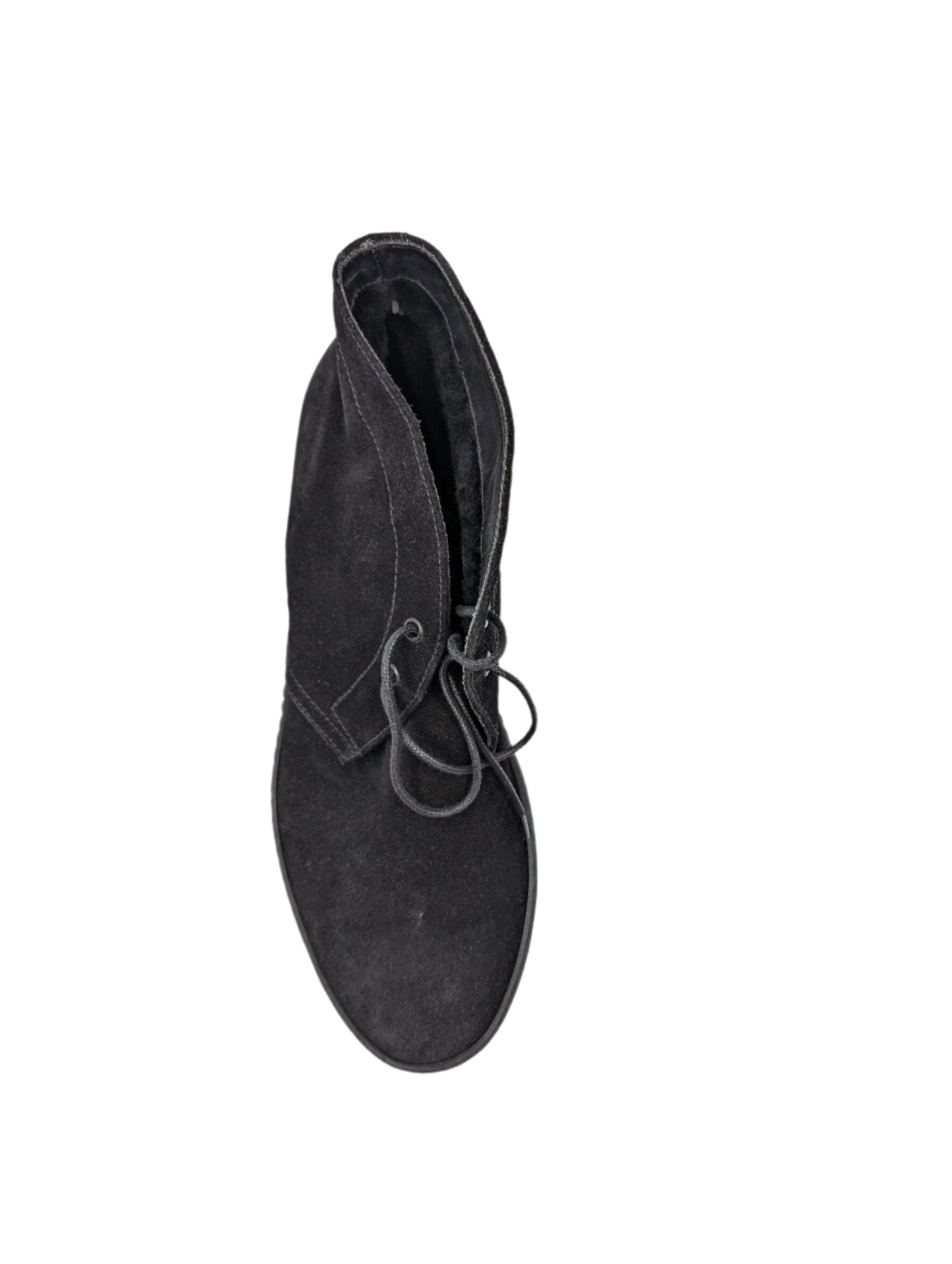 DBS121292 Black Suede Dino Bigioni Ankle Boots