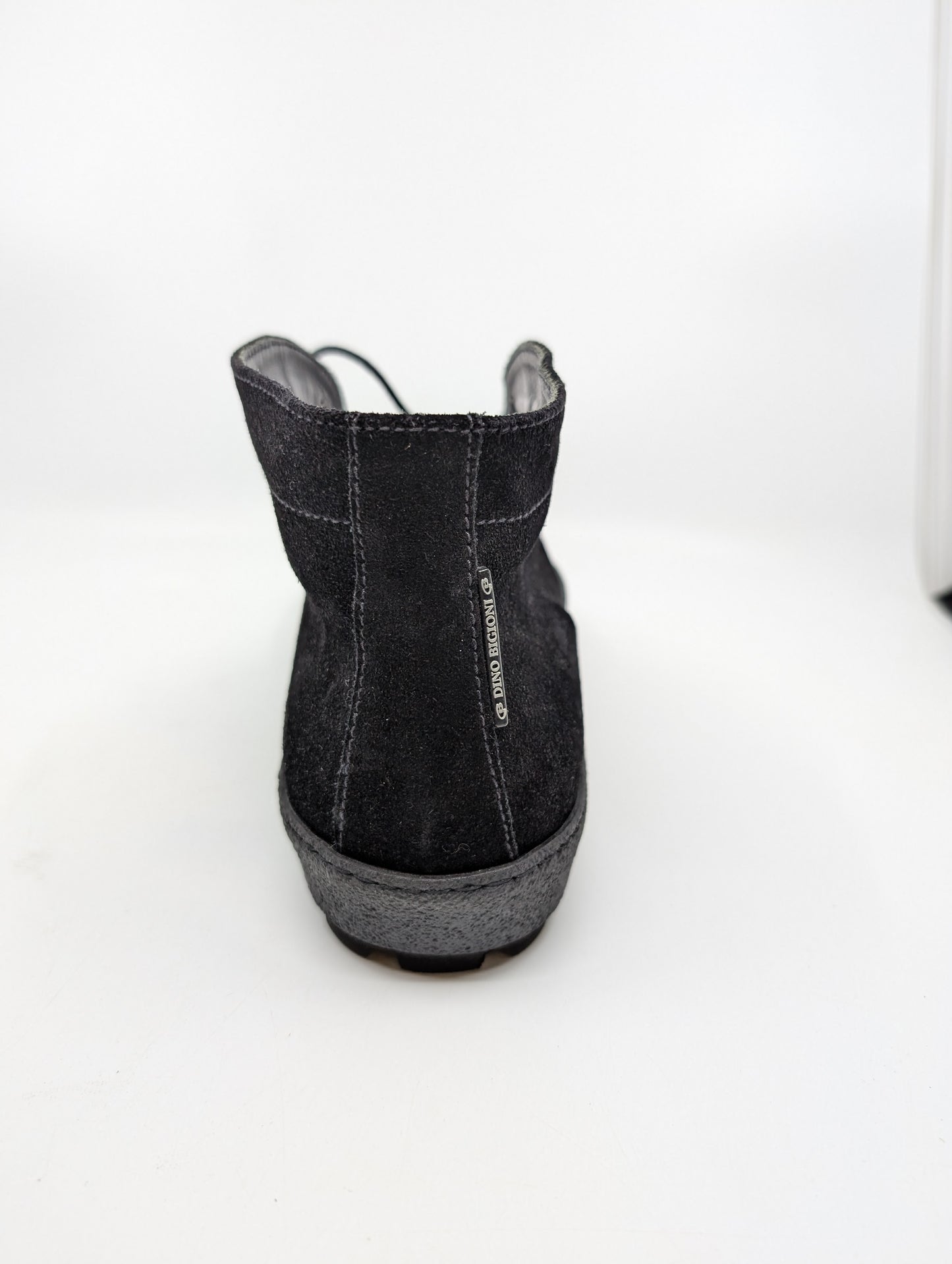 DBS121292 Black Suede Dino Bigioni Ankle Boots