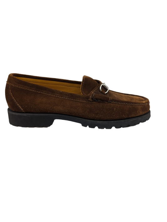 4553-1TF Brown Davidson Platform Loafer Men Shoes
