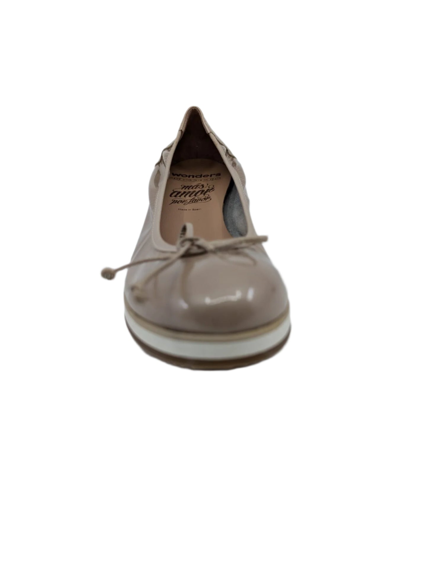C3801 Sumatra Taupe Patent Wonders Wedge Pumps