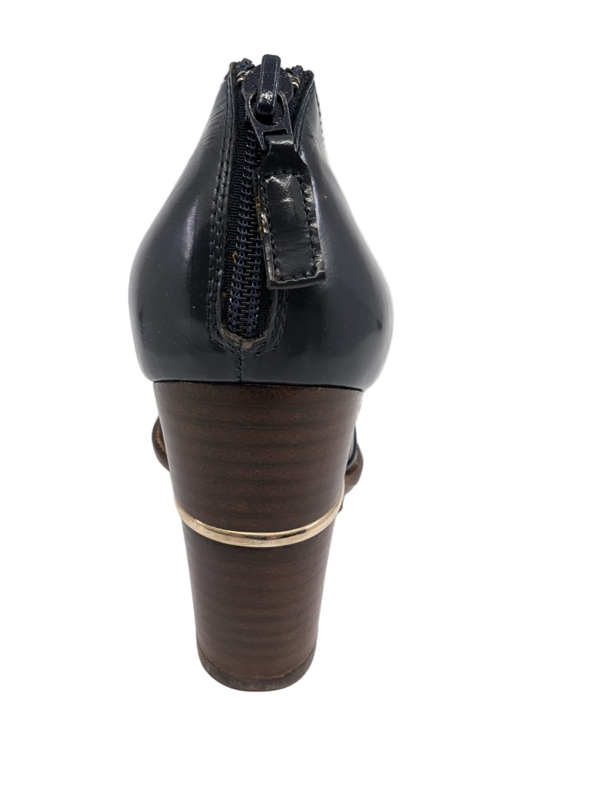 Hyde Navy Patent Bettye Muller Pumps