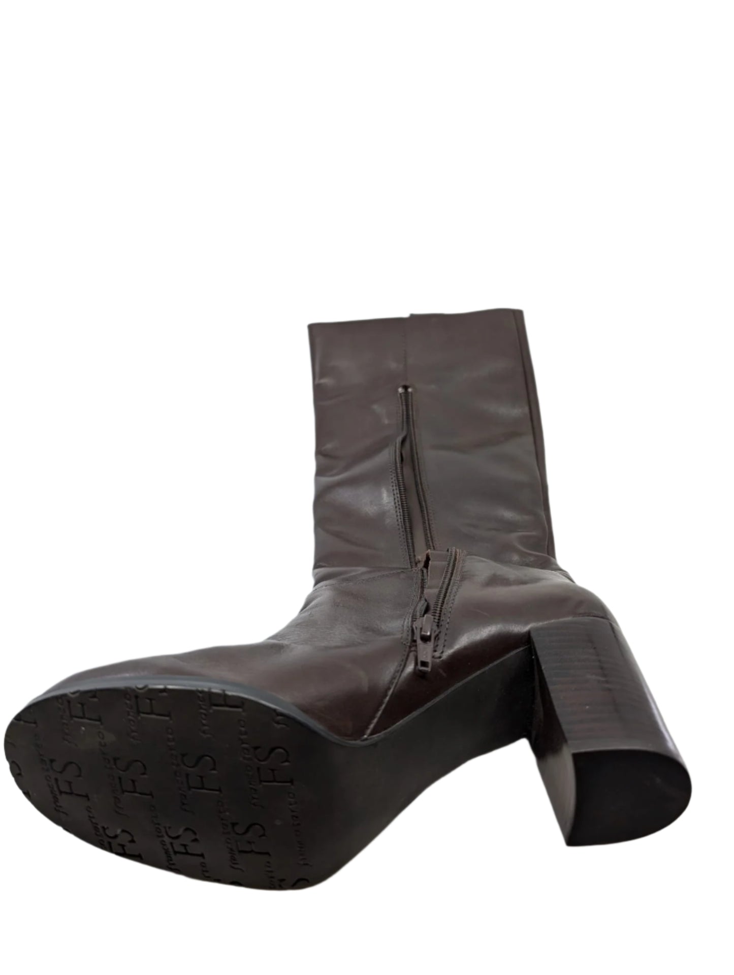 Muscle Chocolate Leather Franco Sarto Boots