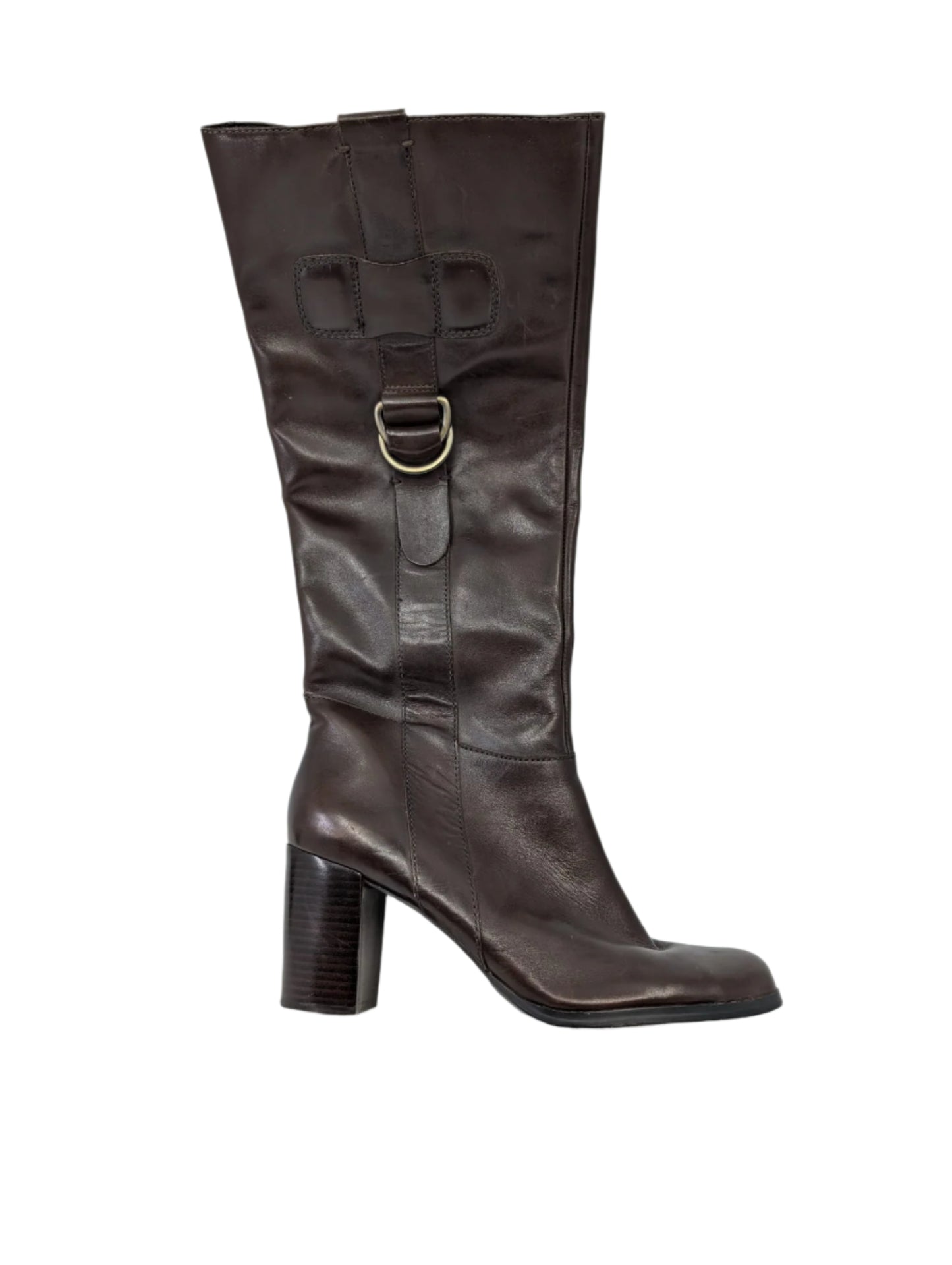 Muscle Chocolate Leather Franco Sarto Boots