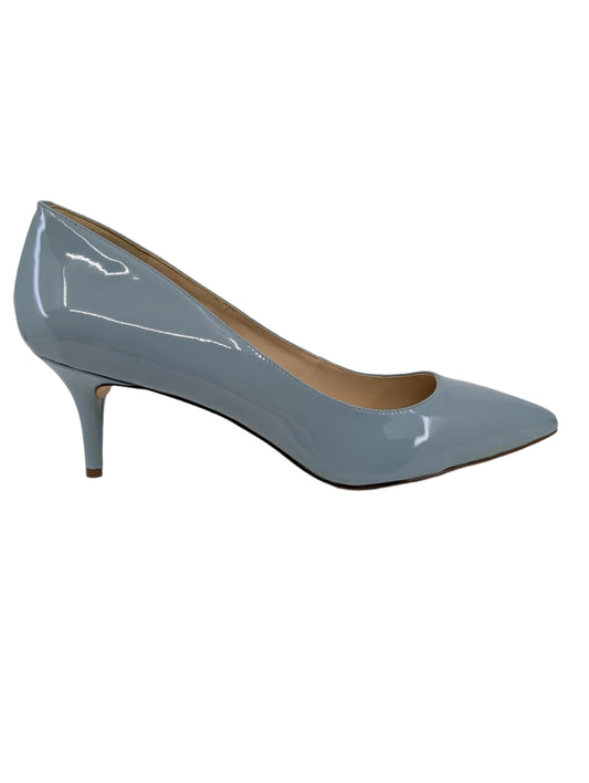 Margie Light Blue Patent Nine West Pumps