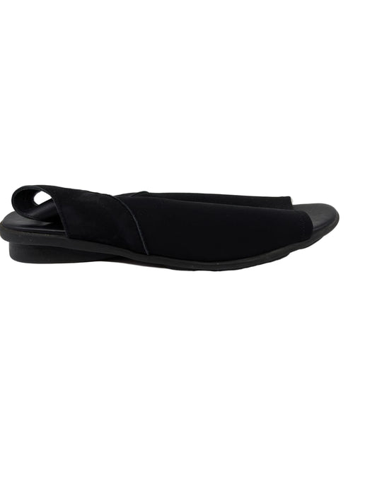 Dajac Black Arche Slingback Flats