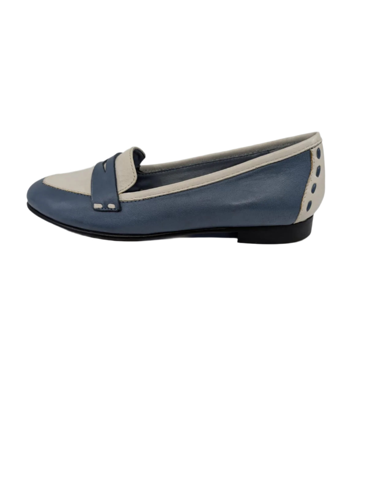 Keira Ocean Blue White Robert Zur Loafers