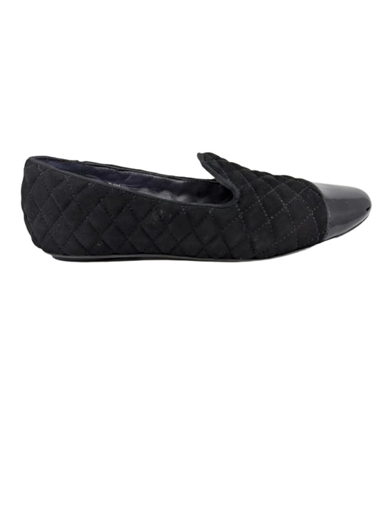 Brucie Black Suede Vaneli Loafer Flats