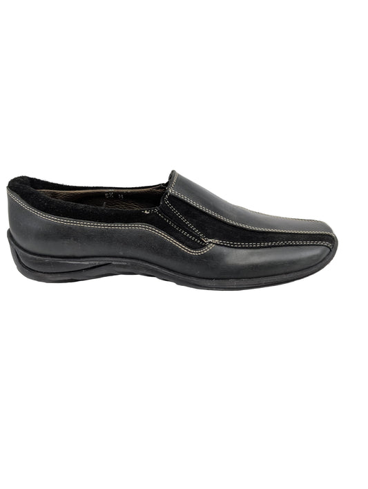 Adina Black Leather Loafer Sesto Meucci Flats