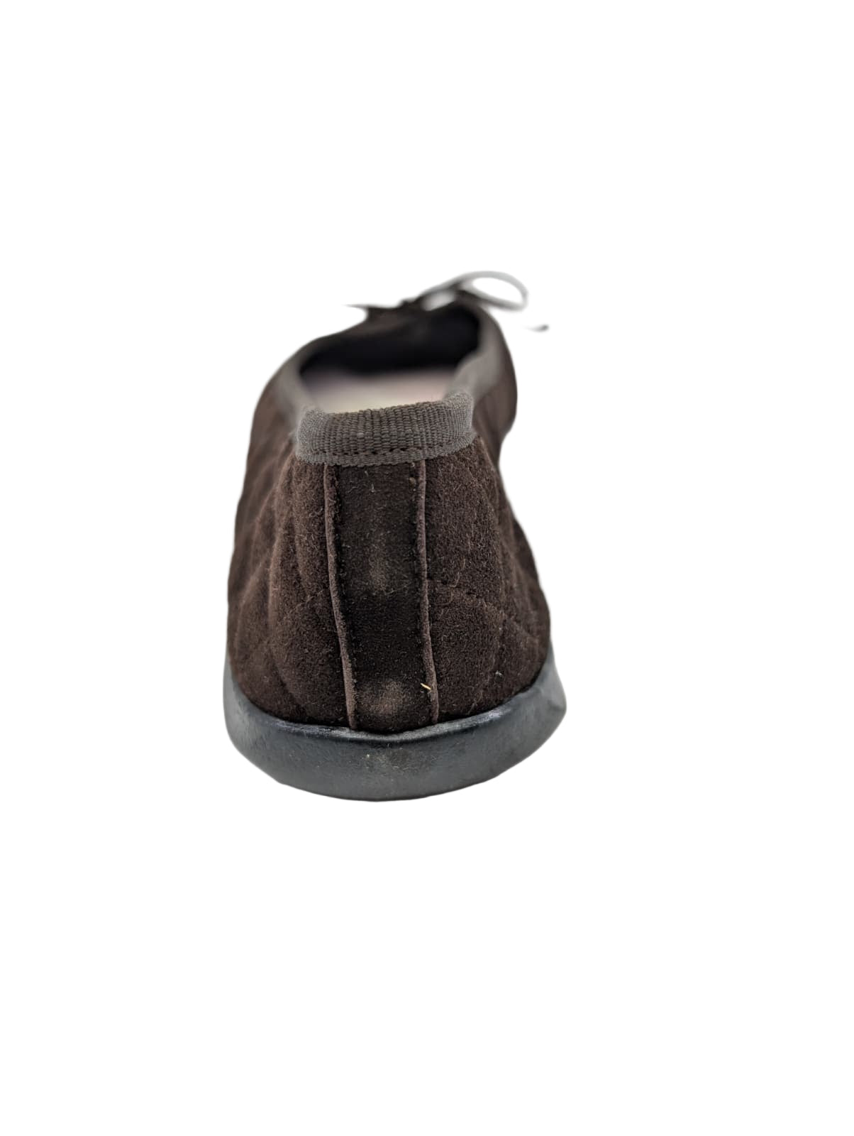 Luxe Brown Suede Paul Mayer Ballet Flats