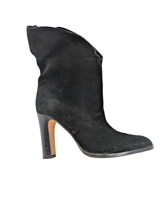 Ron Donovan Black Suede Dress Boots