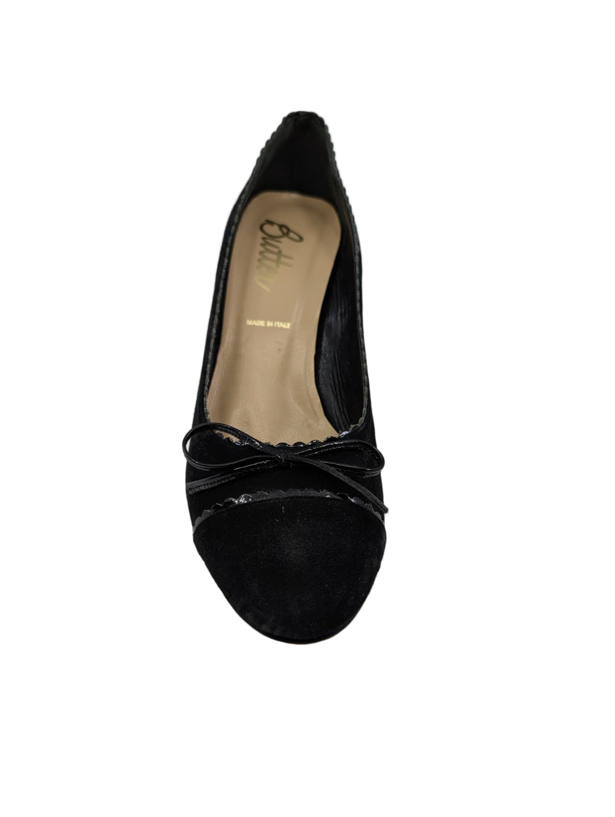 Black Suede Butter Pumps