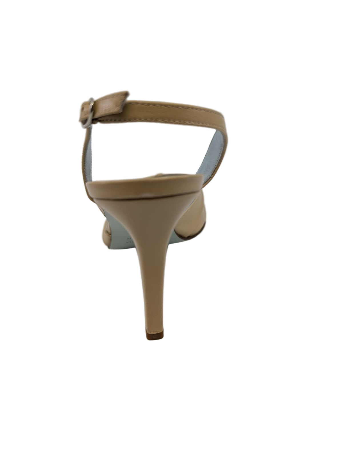 Sorvino Nude Leather Cynthia Rowley Slingback Sandals