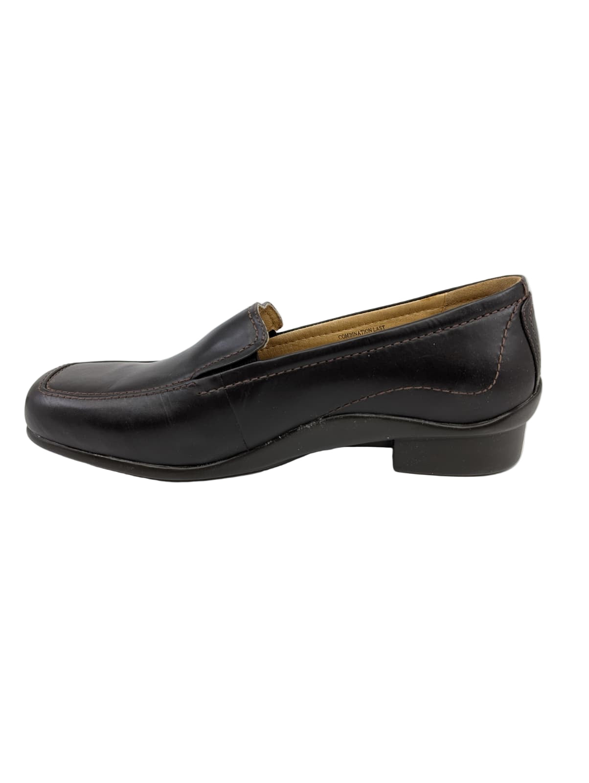 Erica Black Leather Aravon Loafers