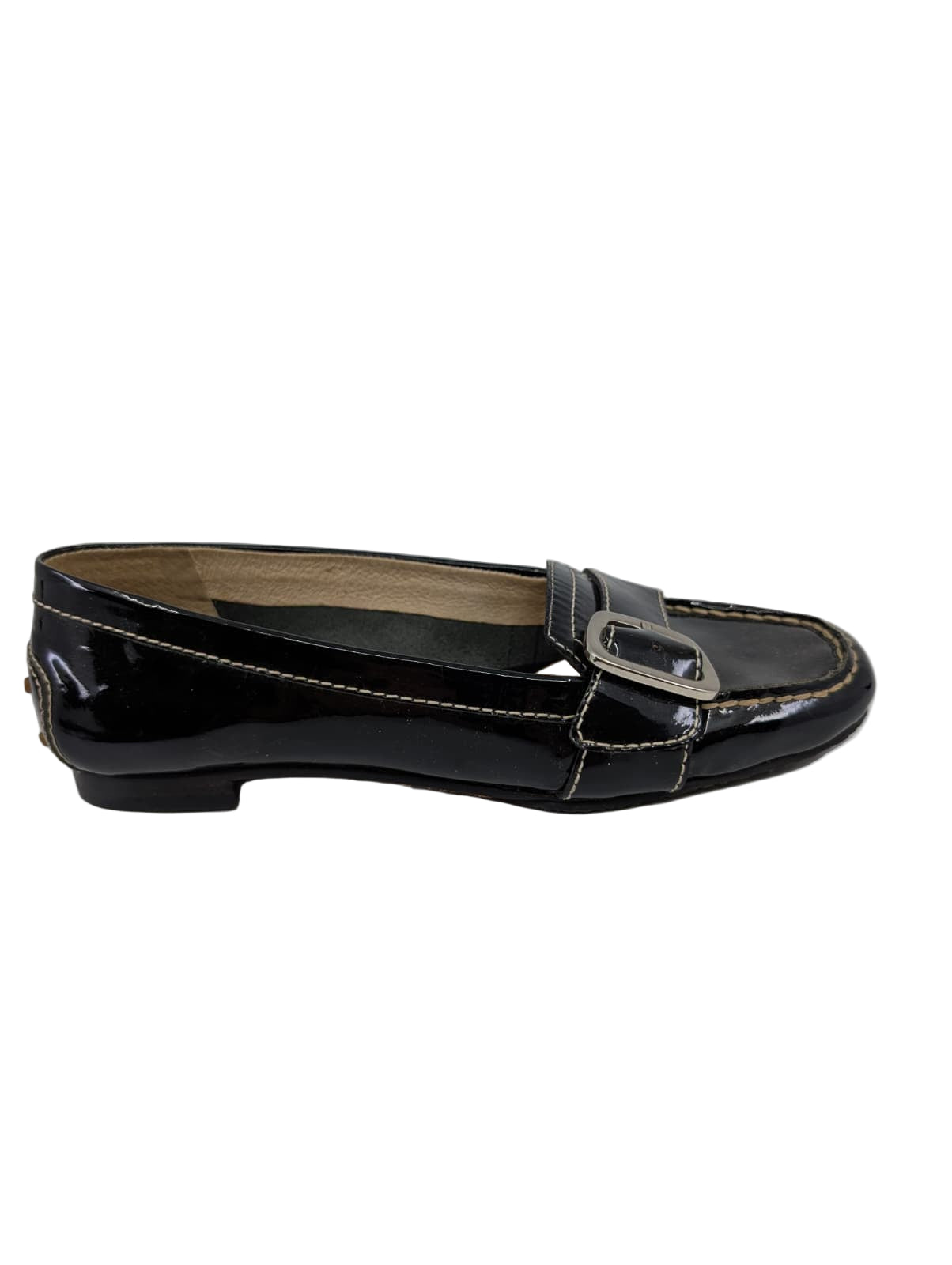 Christy Black Patent Leather Arturo Chiang Loafers