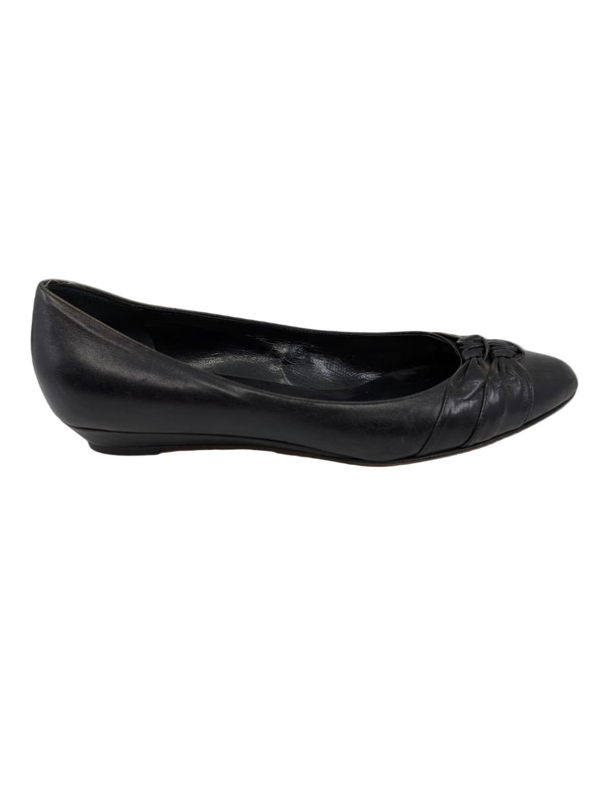 Loeffler Randall Black Leather Flats
