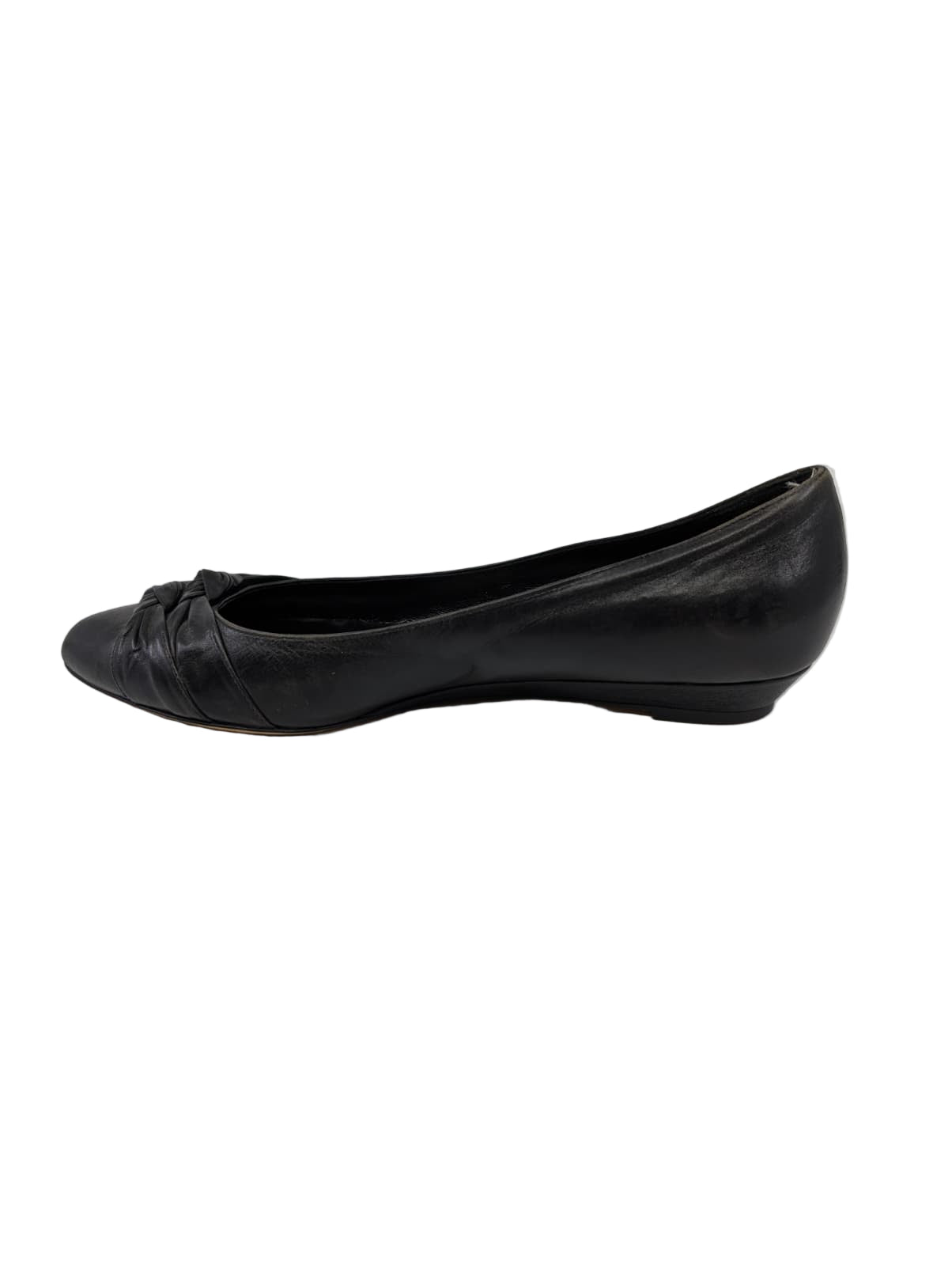 Loeffler Randall Black Leather Flats