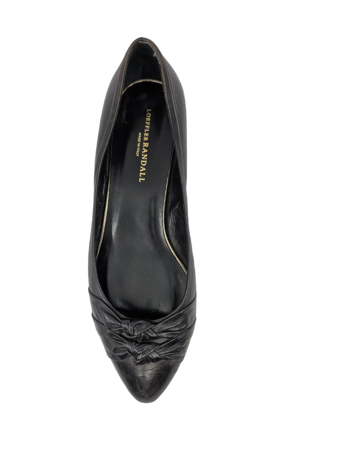 Loeffler Randall Black Leather Flats