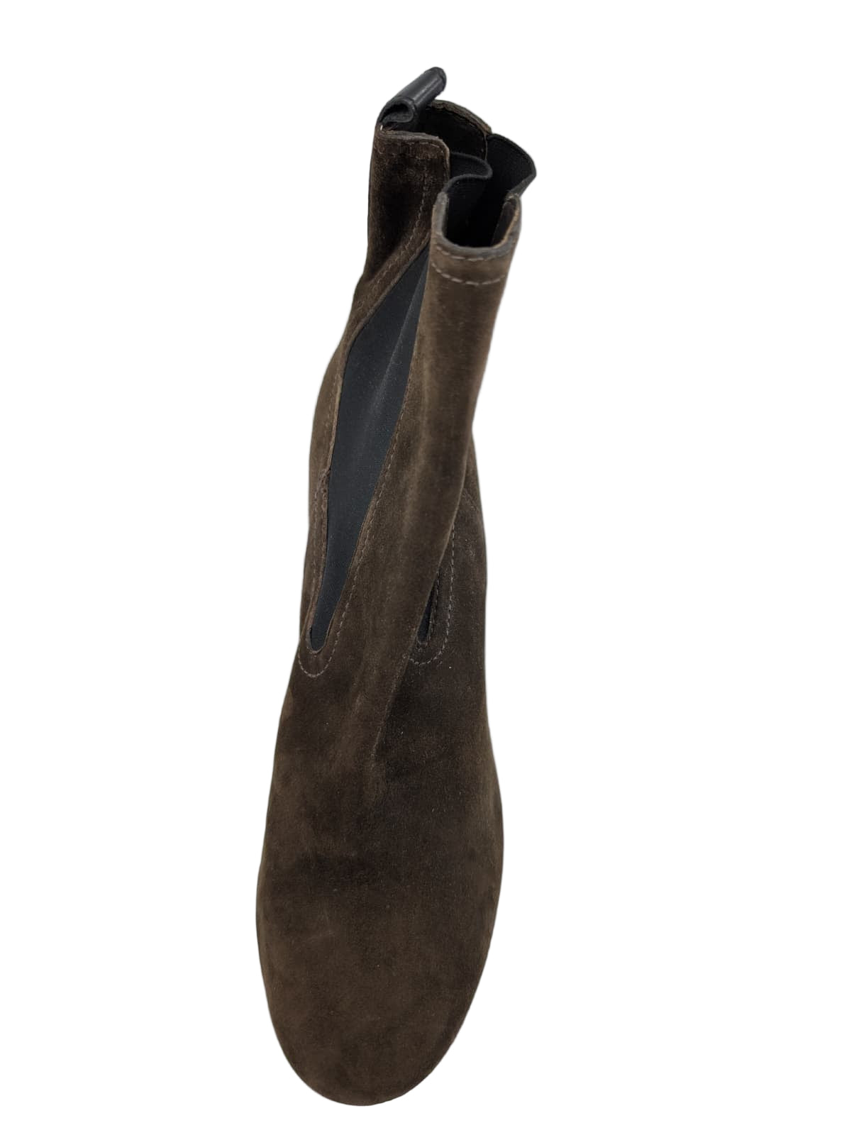 Theory Brown Suede Pull On Ankle Boots