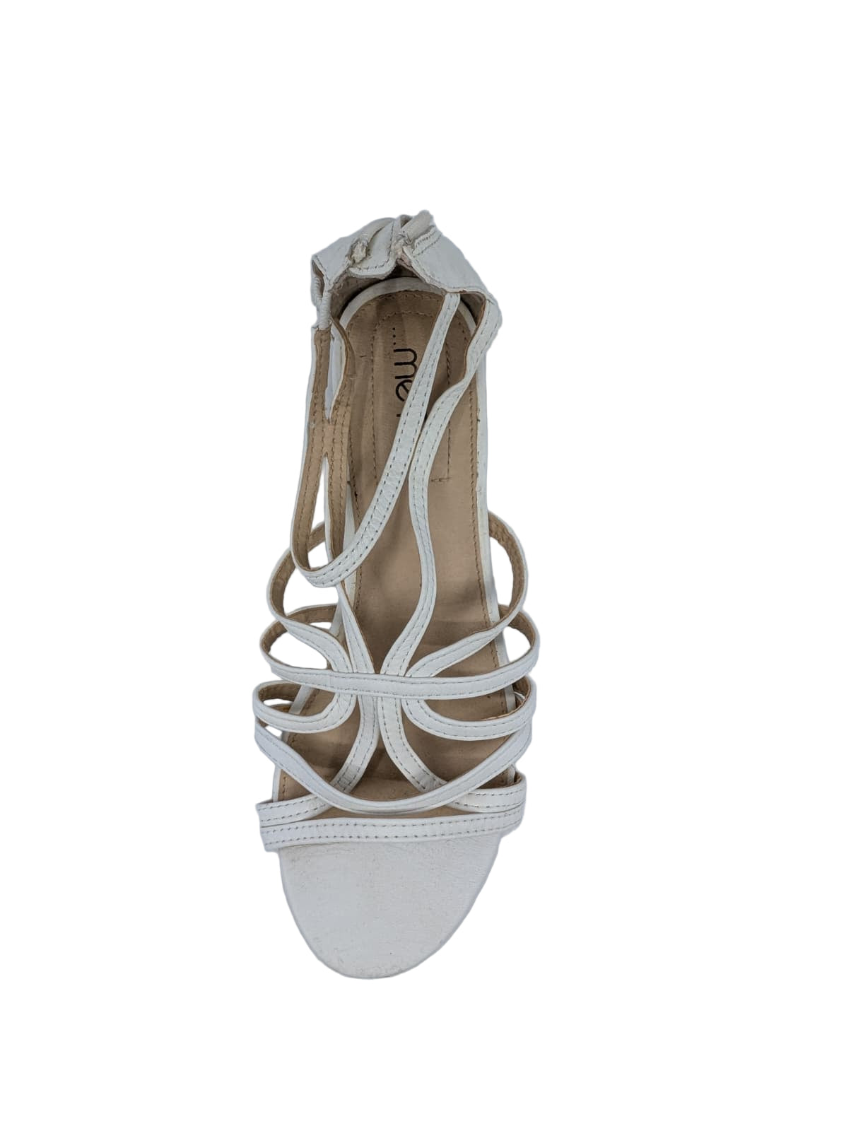 Sofie White Sandals Me Too Wedge Sandals