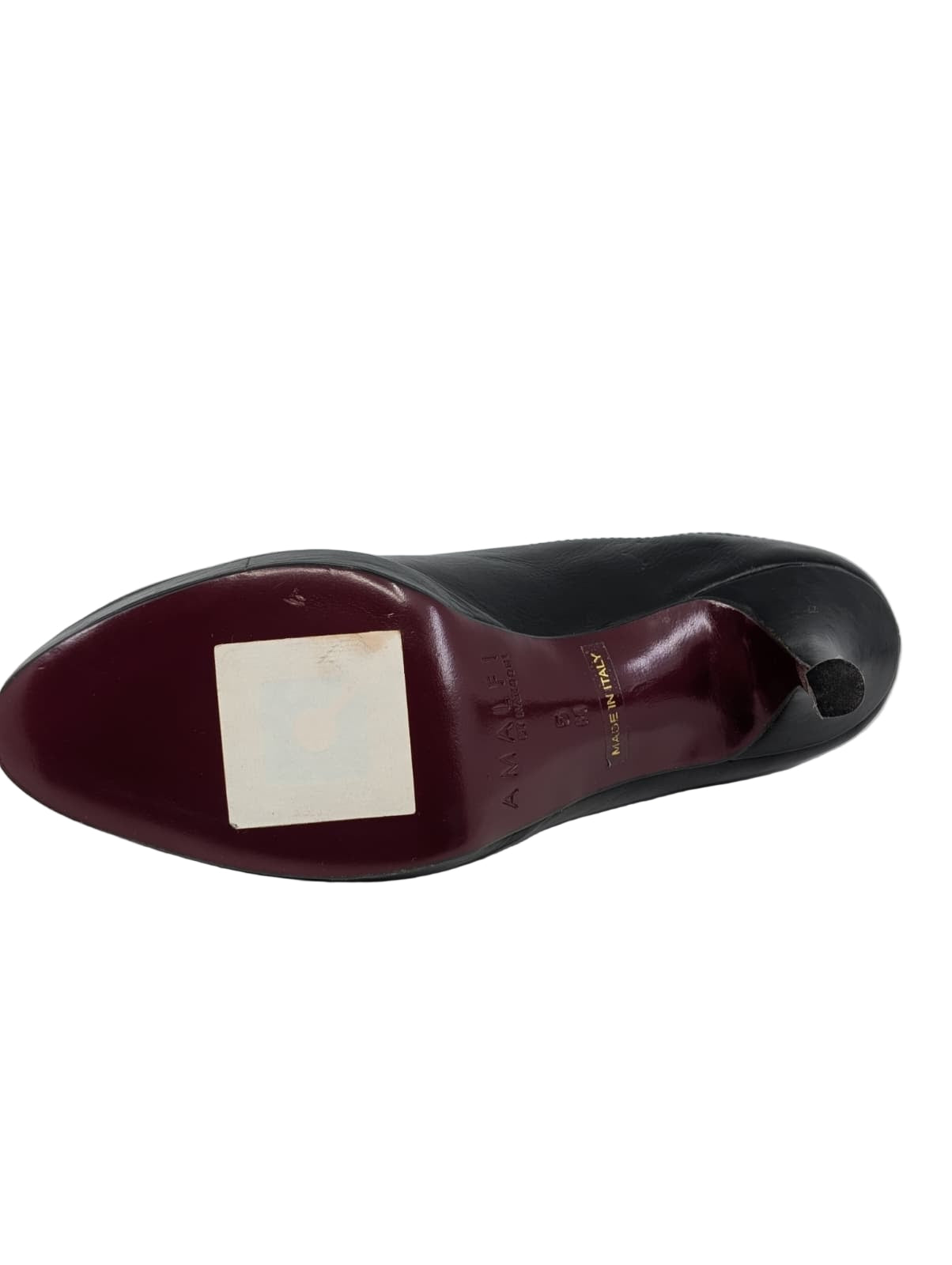 Amalfi Black Leather Ankle Boots