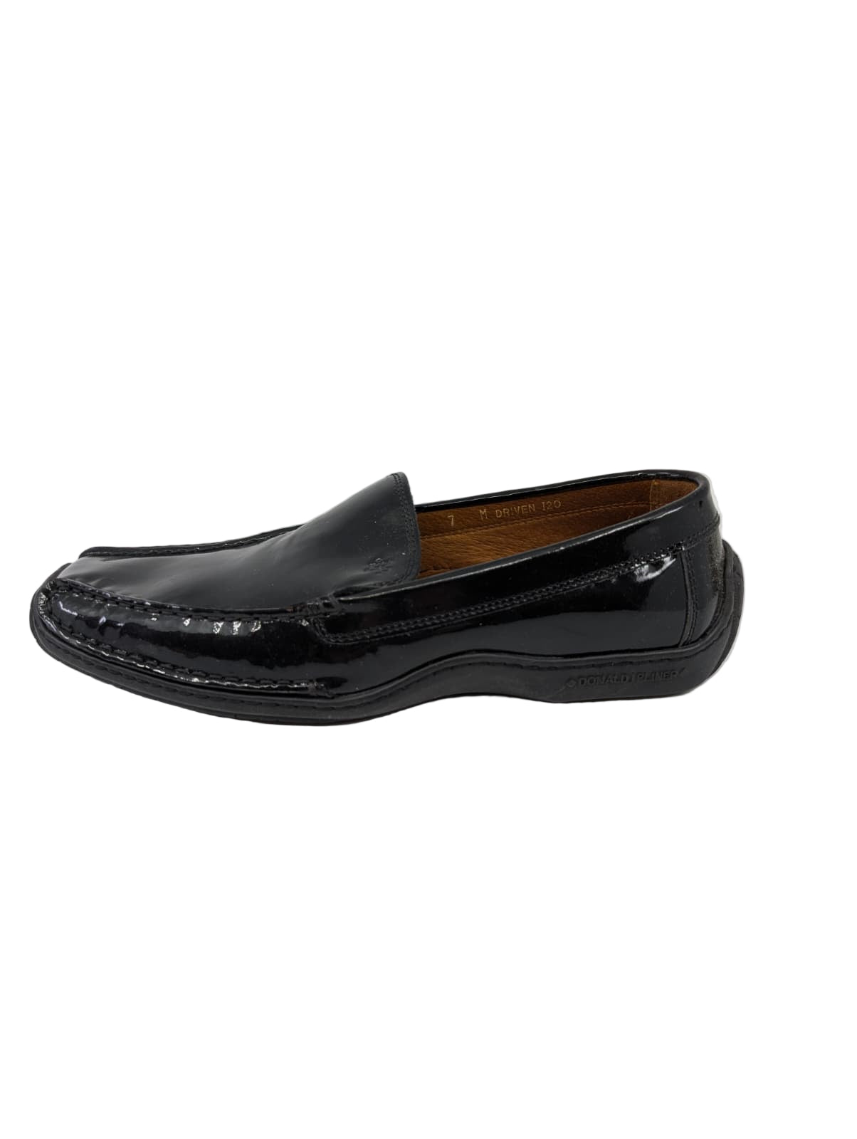 Driven Black Patent Leather Donald Pliner Loafers