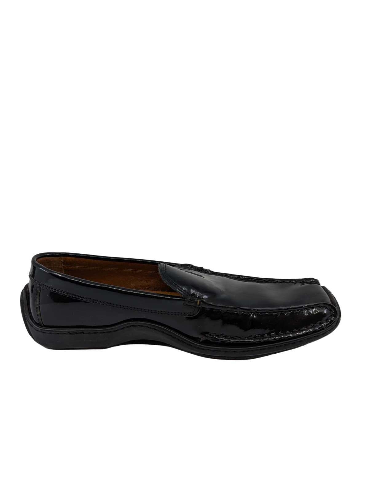 Driven Black Patent Leather Donald Pliner Loafers